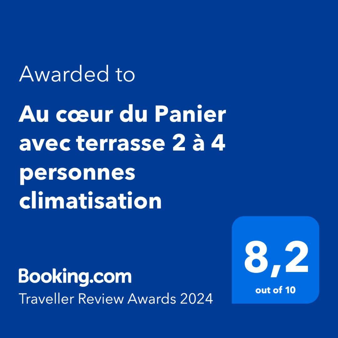 Au Coeur Du Panier Avec Terrasse 2 A 4 Personnes Climatisation Apartment Марсилия Екстериор снимка